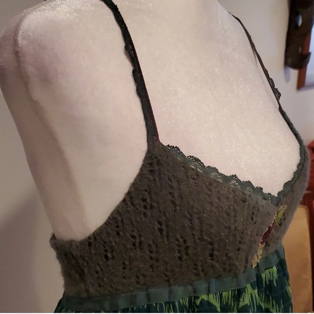 Free People Green Maxi Dress - Picture 2 of 3